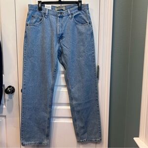 Wrangler Authentics Men’s Size 34x30 Med/light Wash Straight Leg Denim Jeans NWT